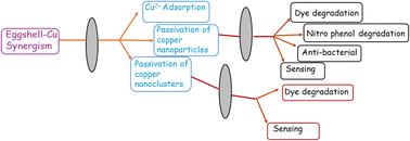 Graphical abstract: Application of the synergism between eggshells and copper in nanotechnology