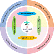 Graphical abstract: Advances of MXene/liquid metal composites for next-generation rechargeable batteries