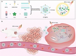 Graphical abstract: A photoactivatable nano-liposome containing tripartite therapeutics for photothermal-triggered chemotherapy