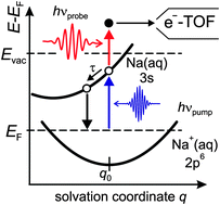 Graphical abstract: Ultrafast electron dynamics at water covered alkali adatoms adsorbed on Cu(111)