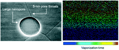 Graphical abstract: Natural gas vaporization in a nanoscale throat connected model of shale: multi-scale, multi-component and multi-phase