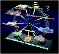 Graphical abstract: Micro-/nanostructures meet anisotropic wetting: from preparation methods to applications