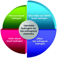 Graphical abstract: Fabrication of injectable hydrogels via bio-orthogonal chemistry for tissue engineering