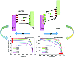 Graphical abstract: Ionic migration induced loss analysis of perovskite solar cells: a poling study