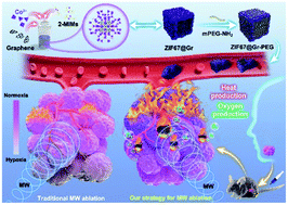 Graphical abstract: Graphene-containing metal–organic framework nanocomposites for enhanced microwave ablation of salivary adenoid cystic carcinoma