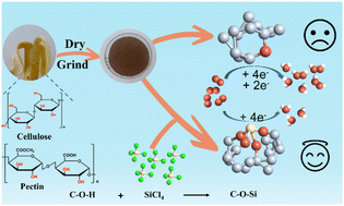 Graphical abstract: Modulation of electron distribution and intermediate adsorption by C–O–Si sites for efficient oxygen reduction and lithium storage