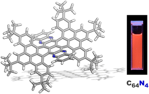 Graphical abstract: Synthesis of a twisted azananographene featuring a diquinoxaline-fused pyrene