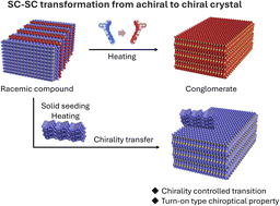 Graphical abstract: Spontaneous chiral symmetry breaking in a single crystal
