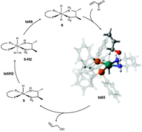 Graphical abstract: Computational insights on the mechanism of the catalytic hydrogenation with BINAP–diamine–Ru complexes: the role of base and origin of selectivity