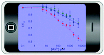 Graphical abstract: A step towards mobile arsenic measurement for surface waters