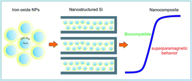 Graphical abstract: The effect of nanocrystalline silicon host on magnetic properties of encapsulated iron oxide nanoparticles