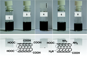 Graphical abstract: Different chemical strategies to aminate oxidised multi-walled carbon nanotubes for siRNA complexation and delivery