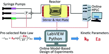 Graphical abstract: An autonomous microreactor platform for the rapid identification of kinetic models
