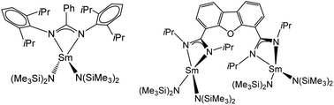 Graphical abstract: Mono- and bimetallic amidinate samarium complexes – synthesis, structure, and hydroamination catalysis