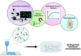 Graphical abstract: Engineering next-generation bioinks with nanoparticles: moving from reinforcement fillers to multifunctional nanoelements