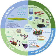 Graphical abstract: Wearable chemical sensors based on 2D materials for healthcare applications