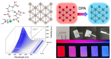 Graphical abstract: Eu3+-MOF fluorescence sensor based on a dual-ligand strategy for visualised detection of an anthrax biomarker 2,6-pyridine dicarboxylic acid