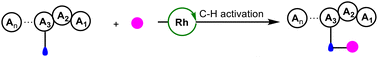 Graphical abstract: Functionalization of amino acids and peptides via rhodium-catalyzed C–H activation