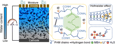 Graphical abstract: High-power hydrogel-based moisture-electric generators