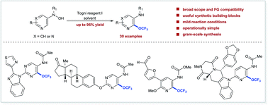 Graphical abstract: Access to a new class of synthetic building blocks via trifluoromethoxylation of pyridines and pyrimidines