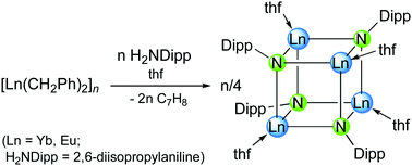 Graphical abstract: Synthesis of homometallic divalent lanthanide organoimides from benzyl complexes