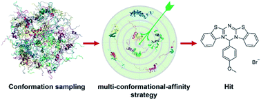 Graphical abstract: Computational strategy for intrinsically disordered protein ligand design leads to the discovery of p53 transactivation domain I binding compounds that activate the p53 pathway