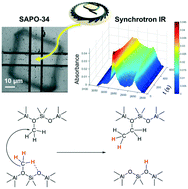 Graphical abstract: Carbene-like reactivity of methoxy groups in a single crystal SAPO-34 MTO catalyst