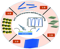 Graphical abstract: Dimension dependency of tungsten oxide for efficient gas sensing