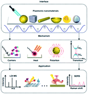 Graphical abstract: Design of plasmonic nanomaterials for diagnostic spectrometry