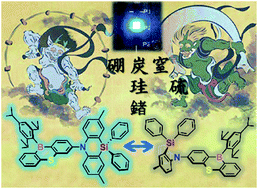 Graphical abstract: Blue thermally activated delayed fluorescence emitters incorporating acridan analogues with heavy group 14 elements for high-efficiency doped and non-doped OLEDs