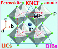 Graphical abstract: Perovskite KNi0.1Co0.9F3 as a pseudocapacitive conversion anode for high-performance nonaqueous Li-ion capacitors and dual-ion batteries