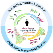 Graphical abstract: Functionalized biomaterials to combat biofilms