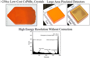 Graphical abstract: Cesium lead bromide semiconductor radiation detectors: crystal growth, detector performance and polarization