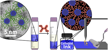 Graphical abstract: Colloidal organometallic synthesis of solution-processable barium titanate nanoparticles for nanoelectronic applications