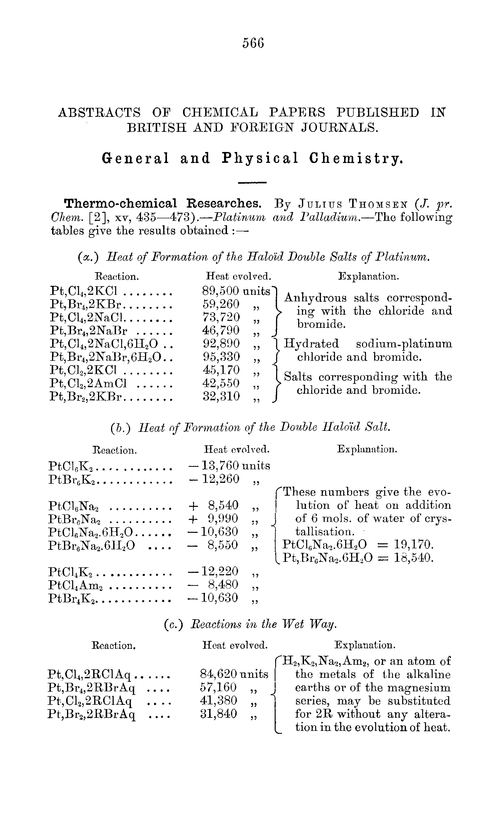 General and physical chemistry