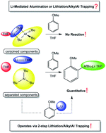 Graphical abstract: TMP (2,2,6,6-tetramethylpiperidide)-aluminate bases: lithium-mediated alumination or lithiation–alkylaluminium-trapping reagents?
