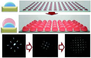 Graphical abstract: Formation, growth and applications of femtoliter droplets on a microlens