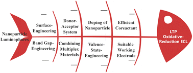 Graphical abstract: Recent advances and future prospects in oxidative-reduction low-triggering-potential electrochemiluminescence strategies based on nanoparticle luminophores
