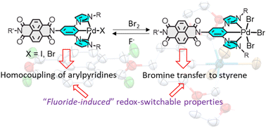 Graphical abstract: Fluoride-induced redox-switchable behaviour of a palladium(ii)/(iv) couple