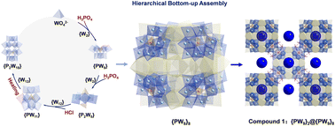 Graphical abstract: Real-time tracking of molecular cluster assembly and precise hierarchical reassembly into pure POM host–guest architecture