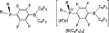 Graphical abstract: Tuning Lewis acidity using the reactivity of “frustrated Lewis pairs”: facile formation of phosphine-boranes and cationic phosphonium-boranes