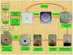 Graphical abstract: A novel approach for the synthesis of hydrogel nanoparticles and a removal study of reactive dyes from industrial effluent