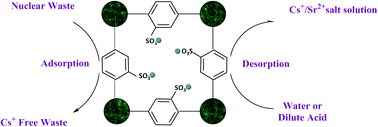 Graphical abstract: Selective removal of cesium and strontium using porous frameworks from high level nuclear waste