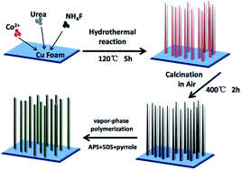 Graphical abstract: Self-supported Co3O4 nanoneedle arrays decorated with PPy via chemical vapor phase polymerization for high-performance detection of trace Pb2+