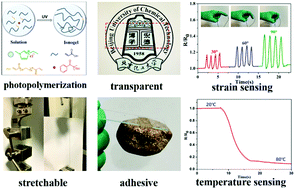Graphical abstract: A facile strategy for fabricating multifunctional ionogel based electronic skin