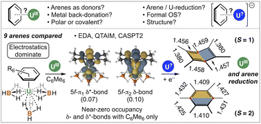 Graphical abstract: What is the nature of the uranium(iii)–arene bond?