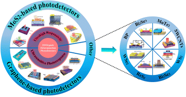 Graphical abstract: Recent advances in enhancing the photodetector performance of 2D materials by combining them with organic thin films