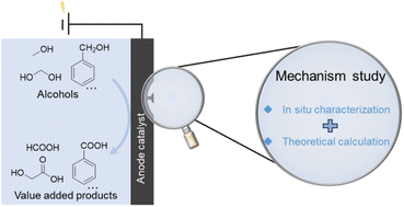 Graphical abstract: Recent progress in transition metal based catalysts and mechanism analysis for alcohol electrooxidation reactions