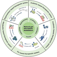 Graphical abstract: Therapeutic systems based on natural gut microbiota modulators: the latest advances in the treatment of inflammatory bowel disease