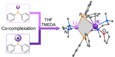 Graphical abstract: [(TMEDA)Li(μ-PPh2)2K(TMEDA)(THF)]: a heterobimetallic molecular lithium–potassium phosphide complex